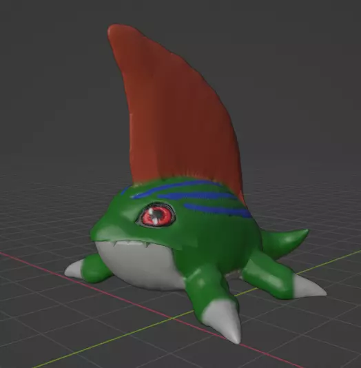 betamon  3D print model_0