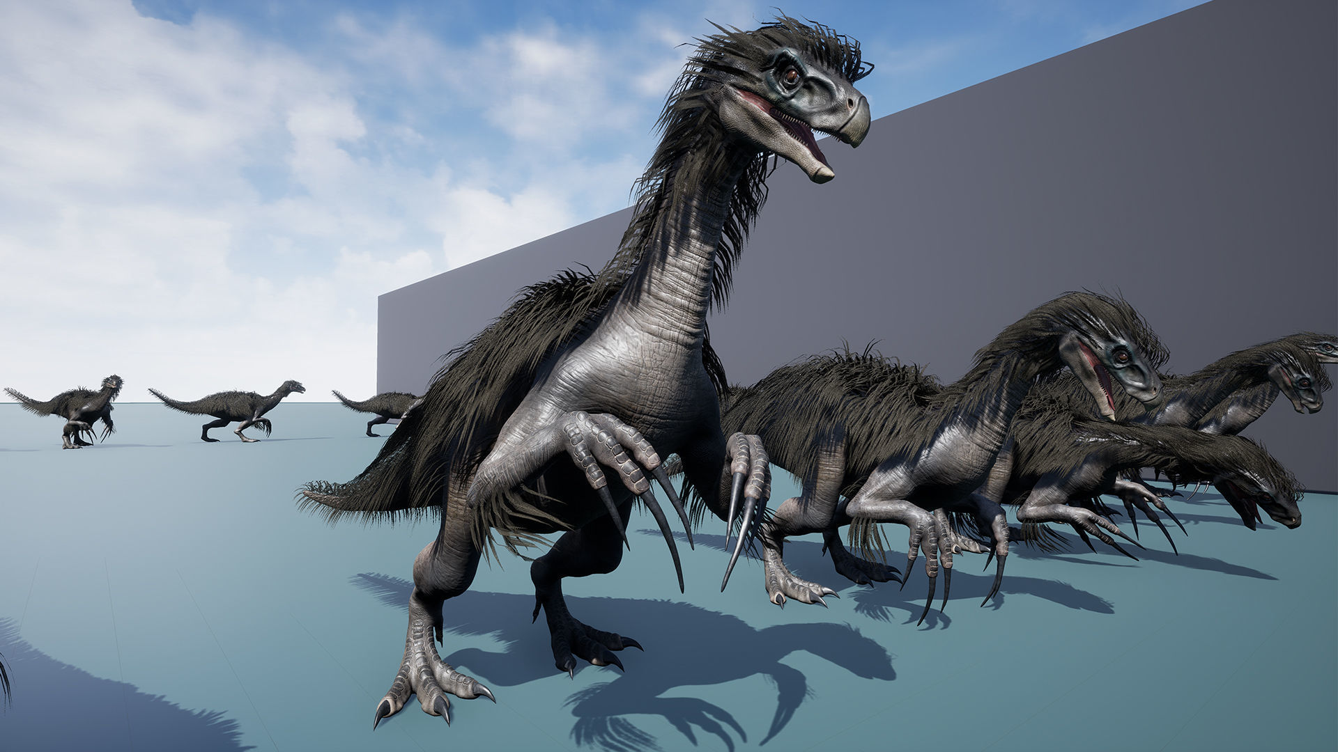 Dinosaur Therizinosaurus Real Dinosaur Series Low-poly 3D model_30