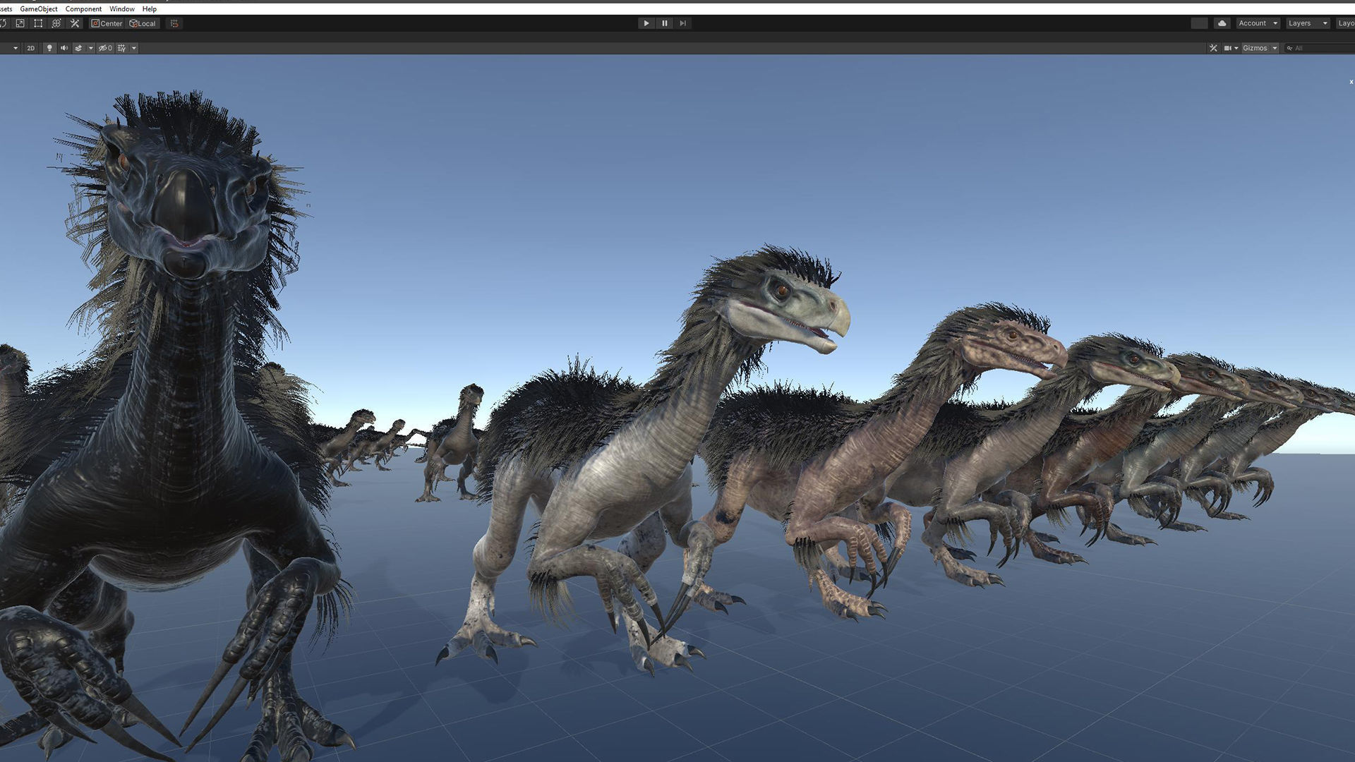 Dinosaur Therizinosaurus Real Dinosaur Series Low-poly 3D model_46