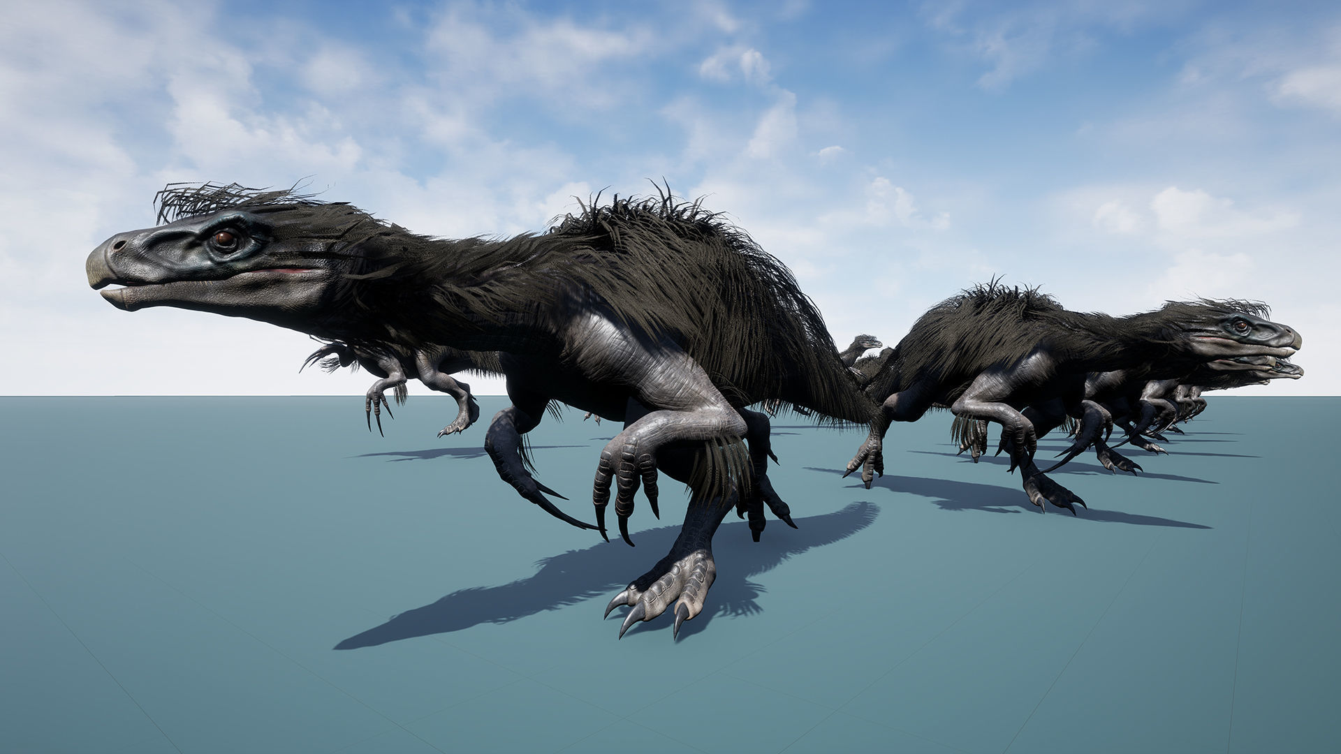 Dinosaur Therizinosaurus Real Dinosaur Series Low-poly 3D model_43