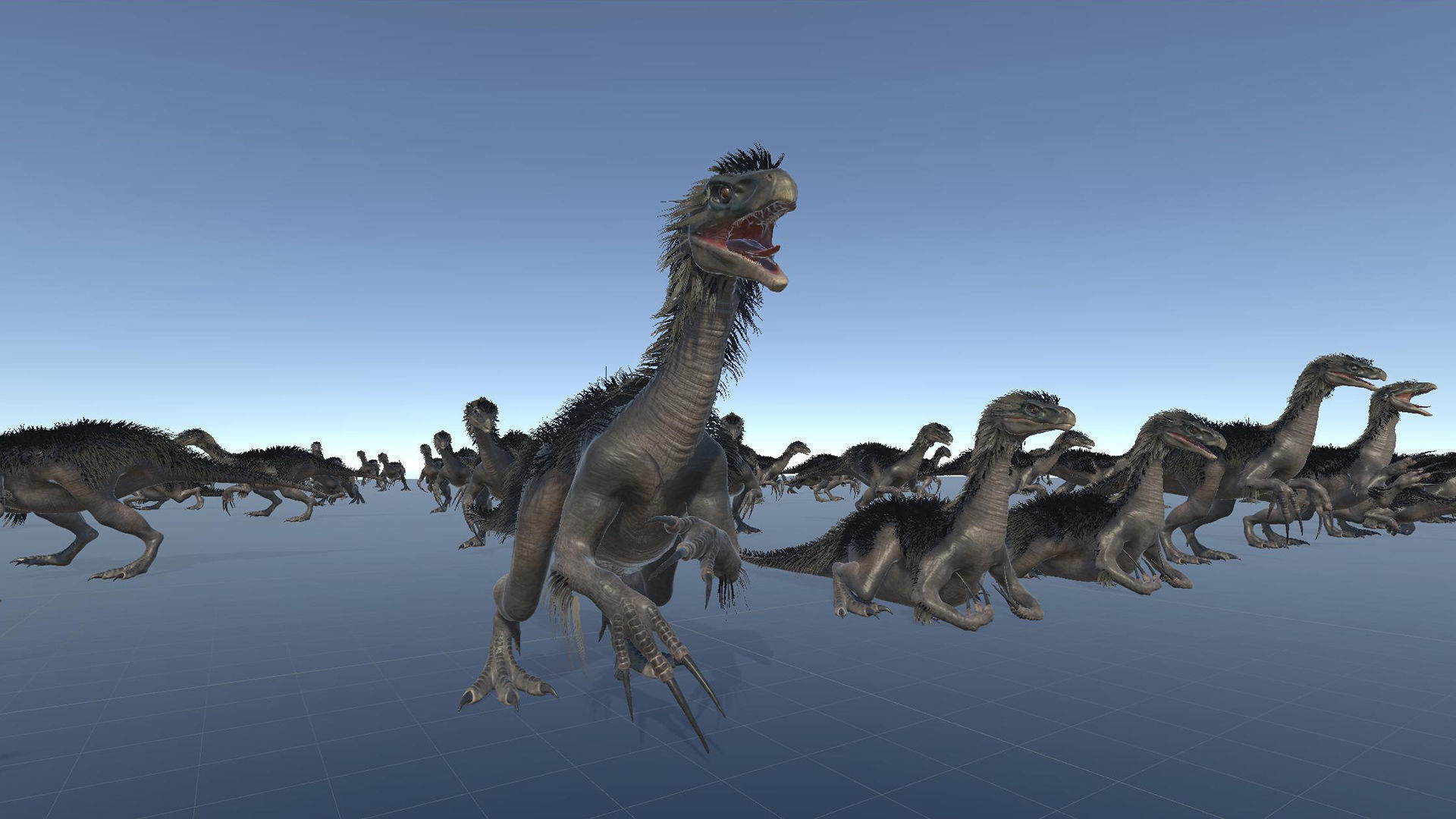 Dinosaur Therizinosaurus Real Dinosaur Series Low-poly 3D model_55