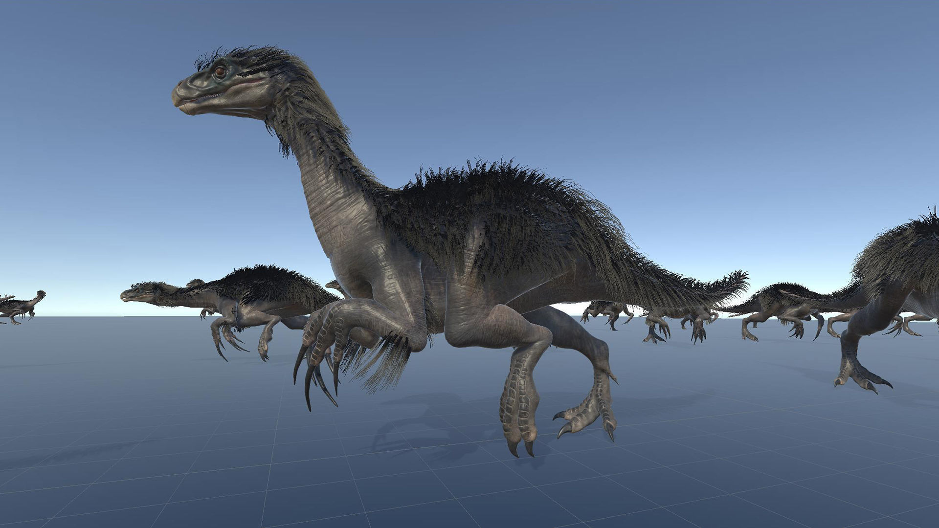 Dinosaur Therizinosaurus Real Dinosaur Series Low-poly 3D model_58