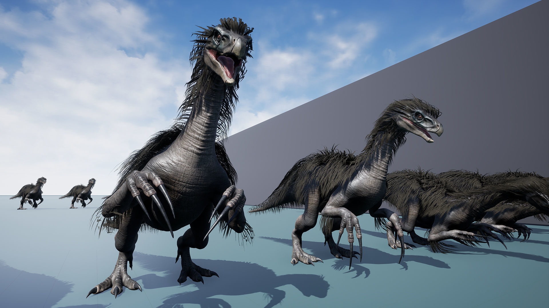 Dinosaur Therizinosaurus Real Dinosaur Series Low-poly 3D model_36