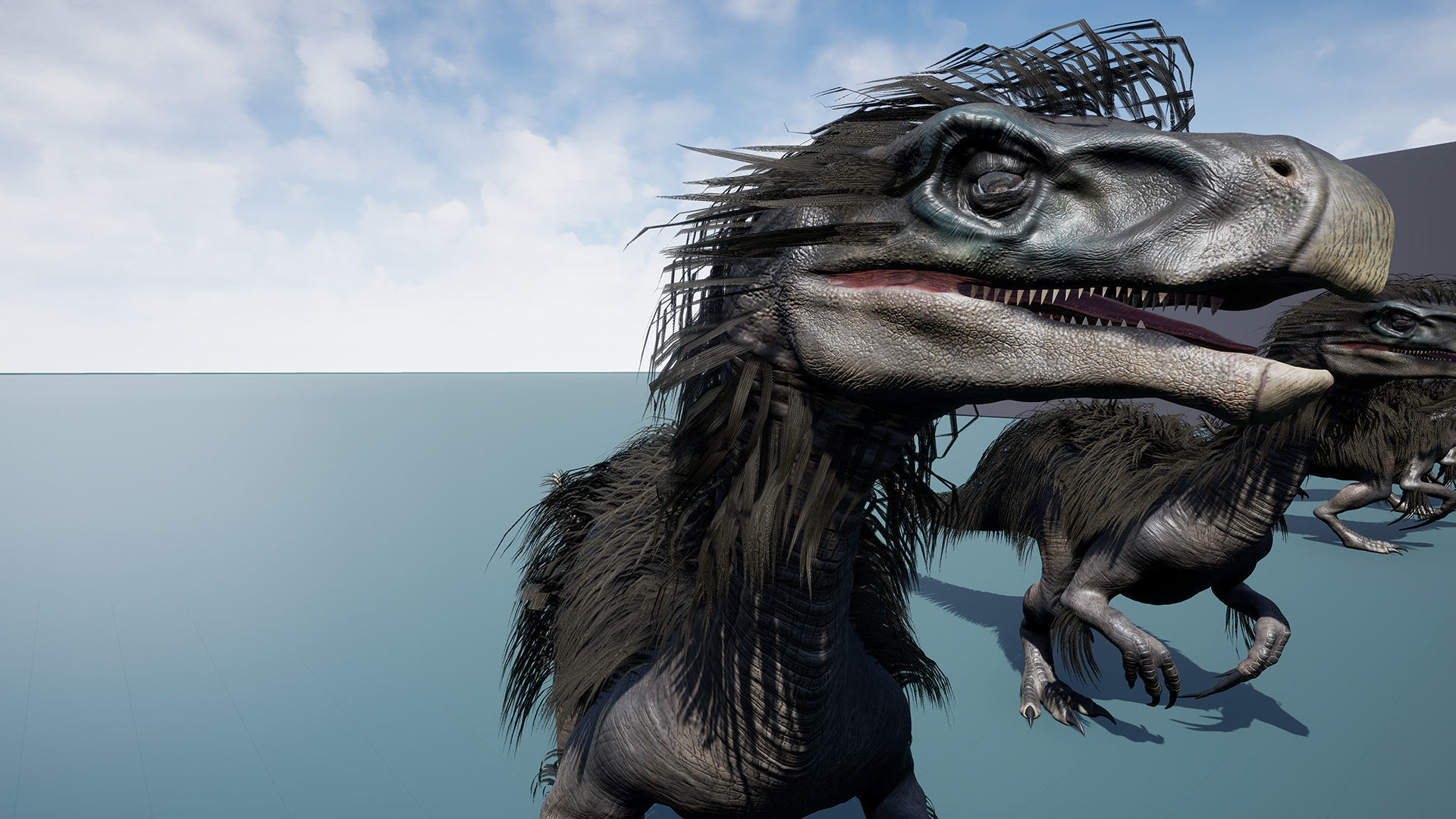 Dinosaur Therizinosaurus Real Dinosaur Series Low-poly 3D model_33