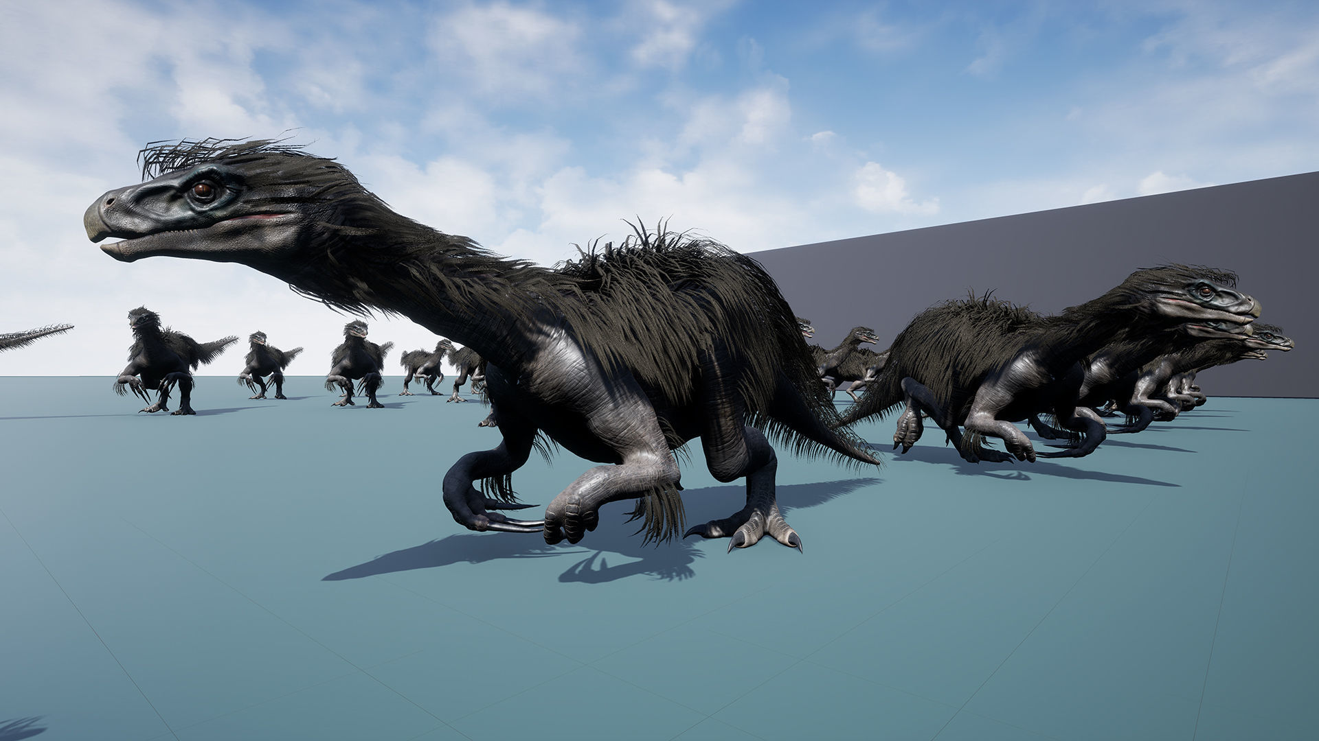 Dinosaur Therizinosaurus Real Dinosaur Series Low-poly 3D model_39