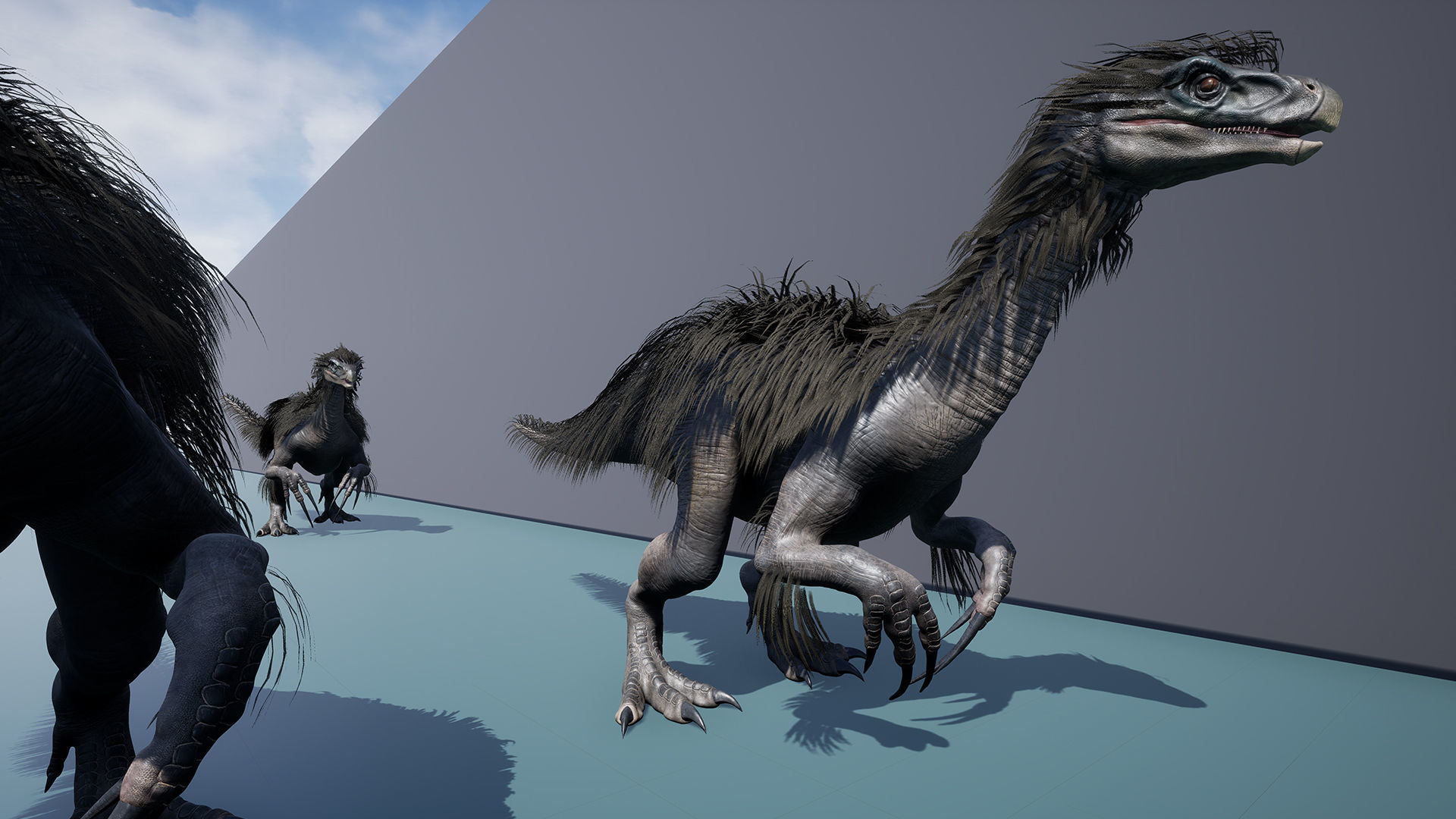 Dinosaur Therizinosaurus Real Dinosaur Series Low-poly 3D model_31