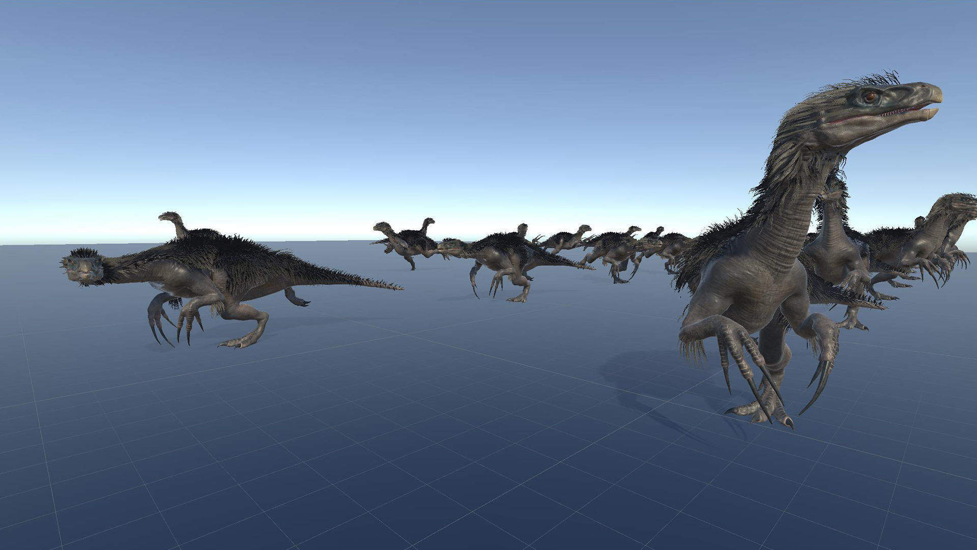 Dinosaur Therizinosaurus Real Dinosaur Series Low-poly 3D model_57