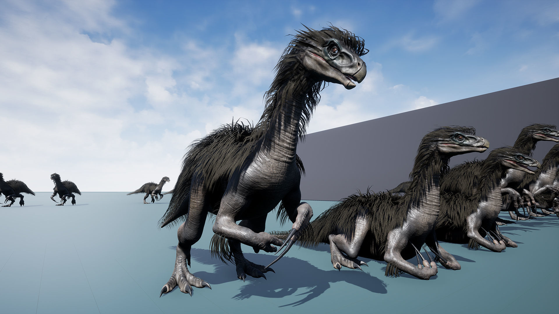 Dinosaur Therizinosaurus Real Dinosaur Series Low-poly 3D model_35