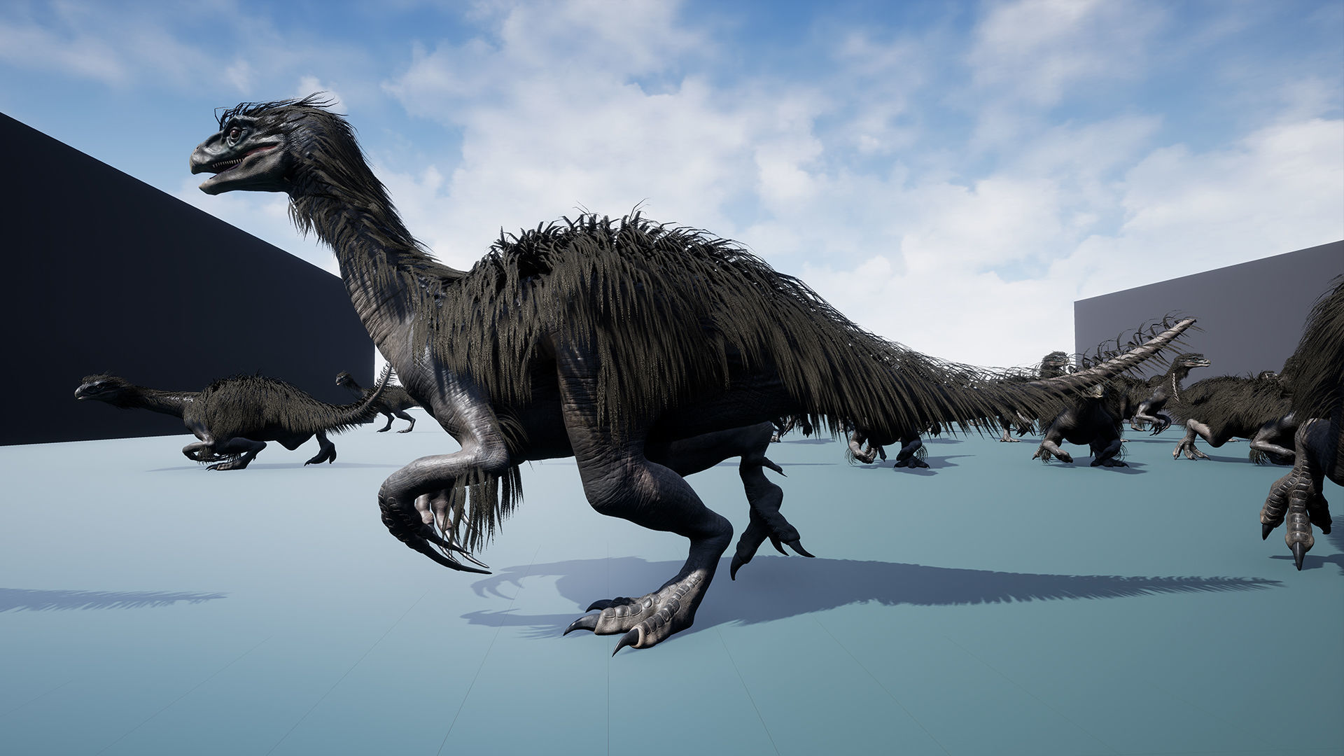 Dinosaur Therizinosaurus Real Dinosaur Series Low-poly 3D model_37