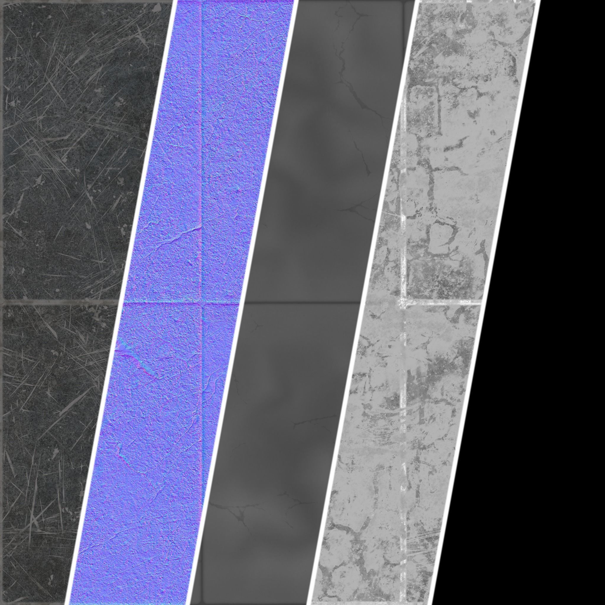 Plaster Materials 35- Plaster Wall Tiling sbsar Pbr  seamless Texture_3