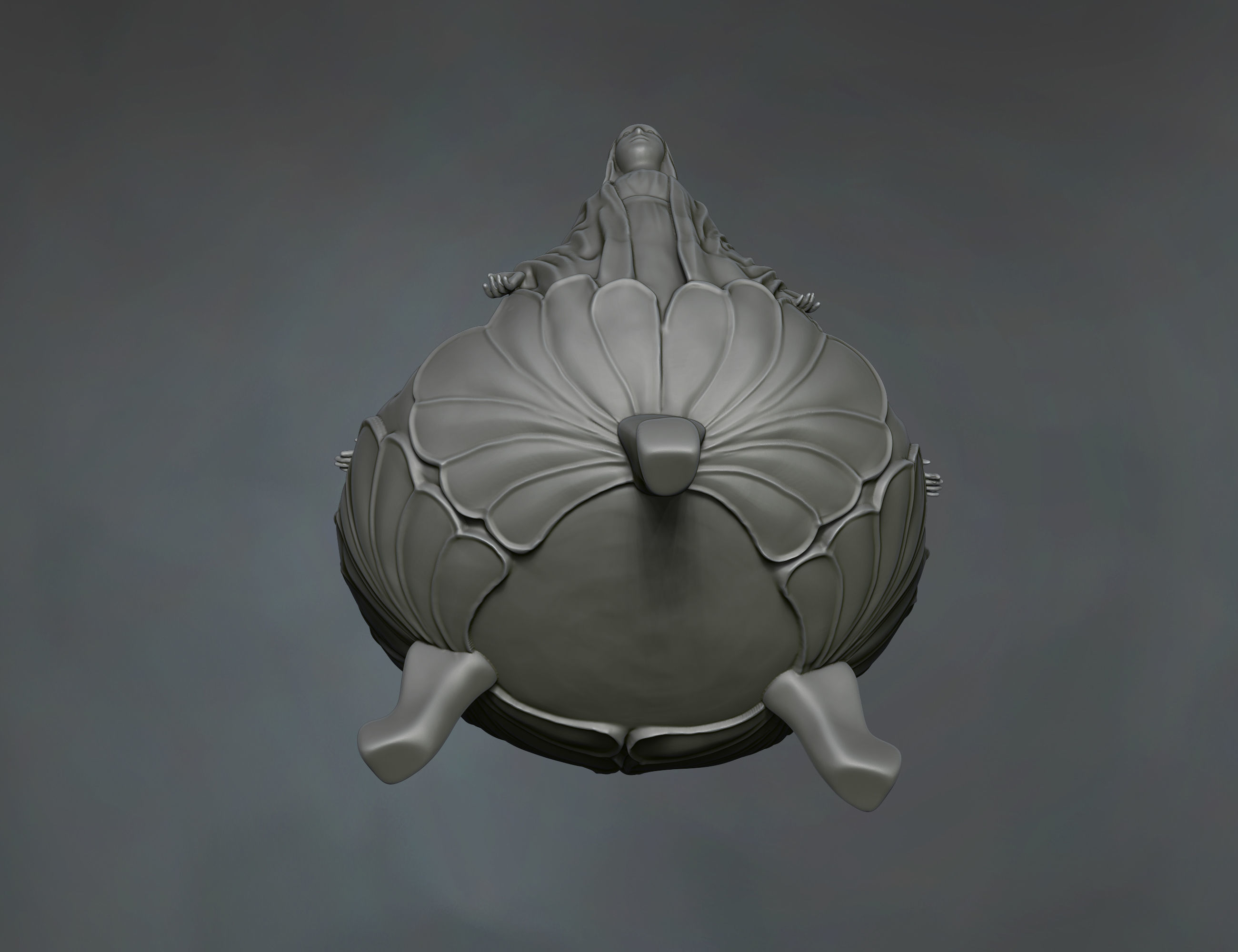 Holy Mary church censer 3D model 3D print model_3