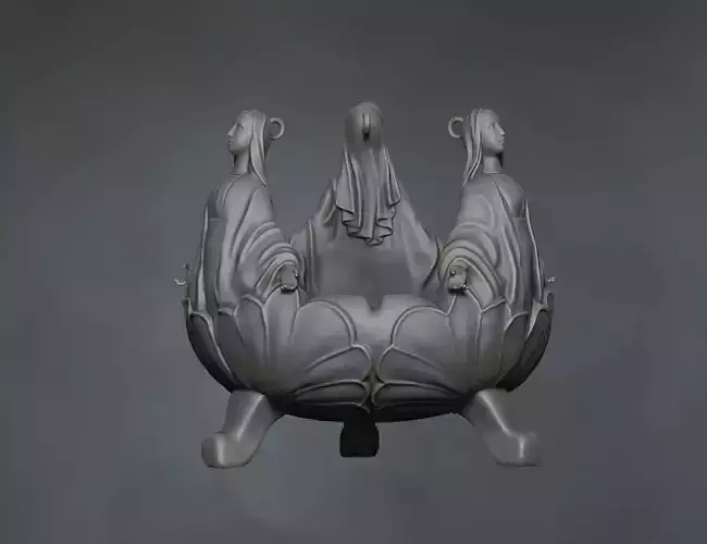 Holy Mary church censer 3D model 3D print model