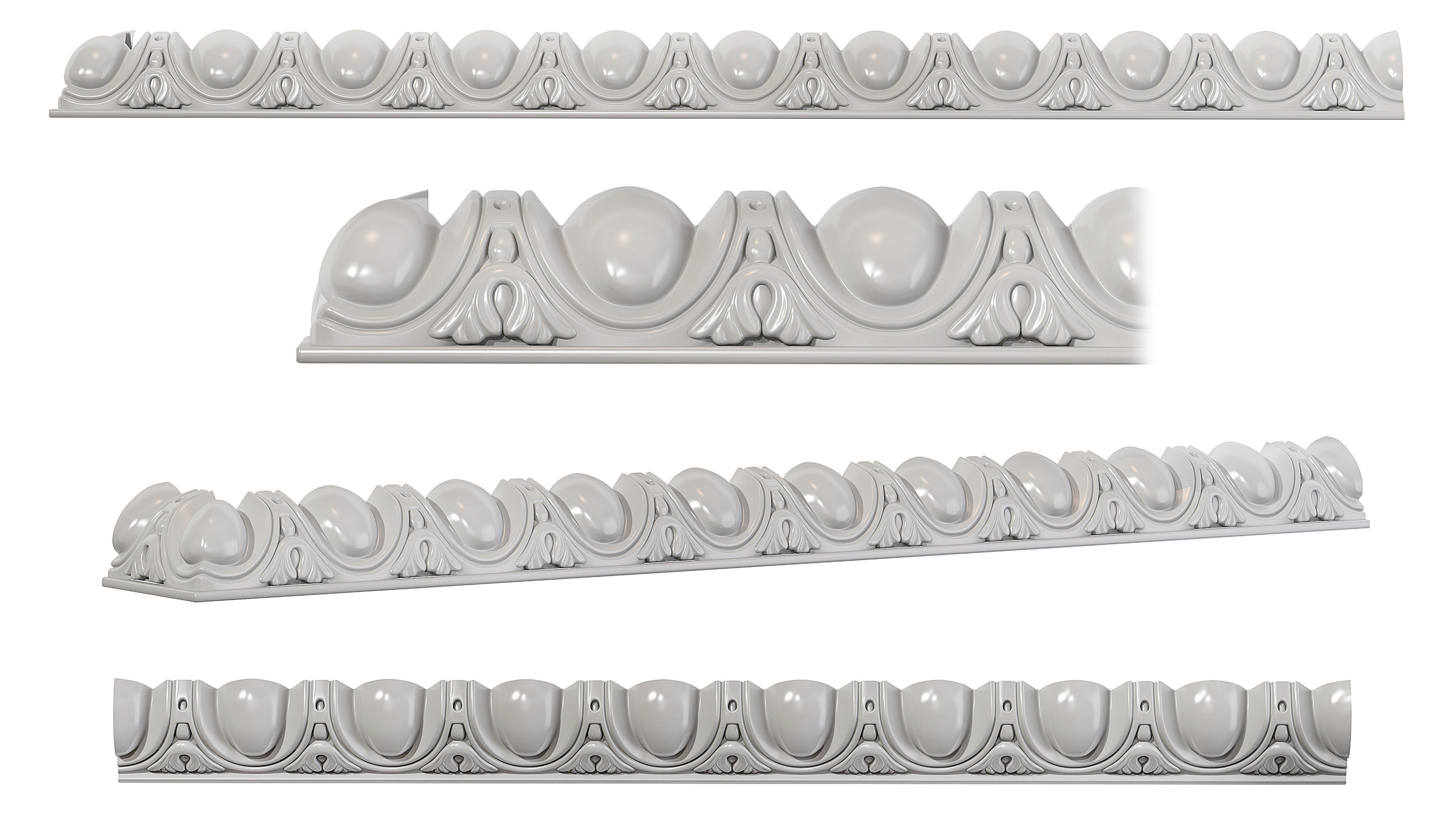 Collection of 16 classic moldings Part 2 3D model_1