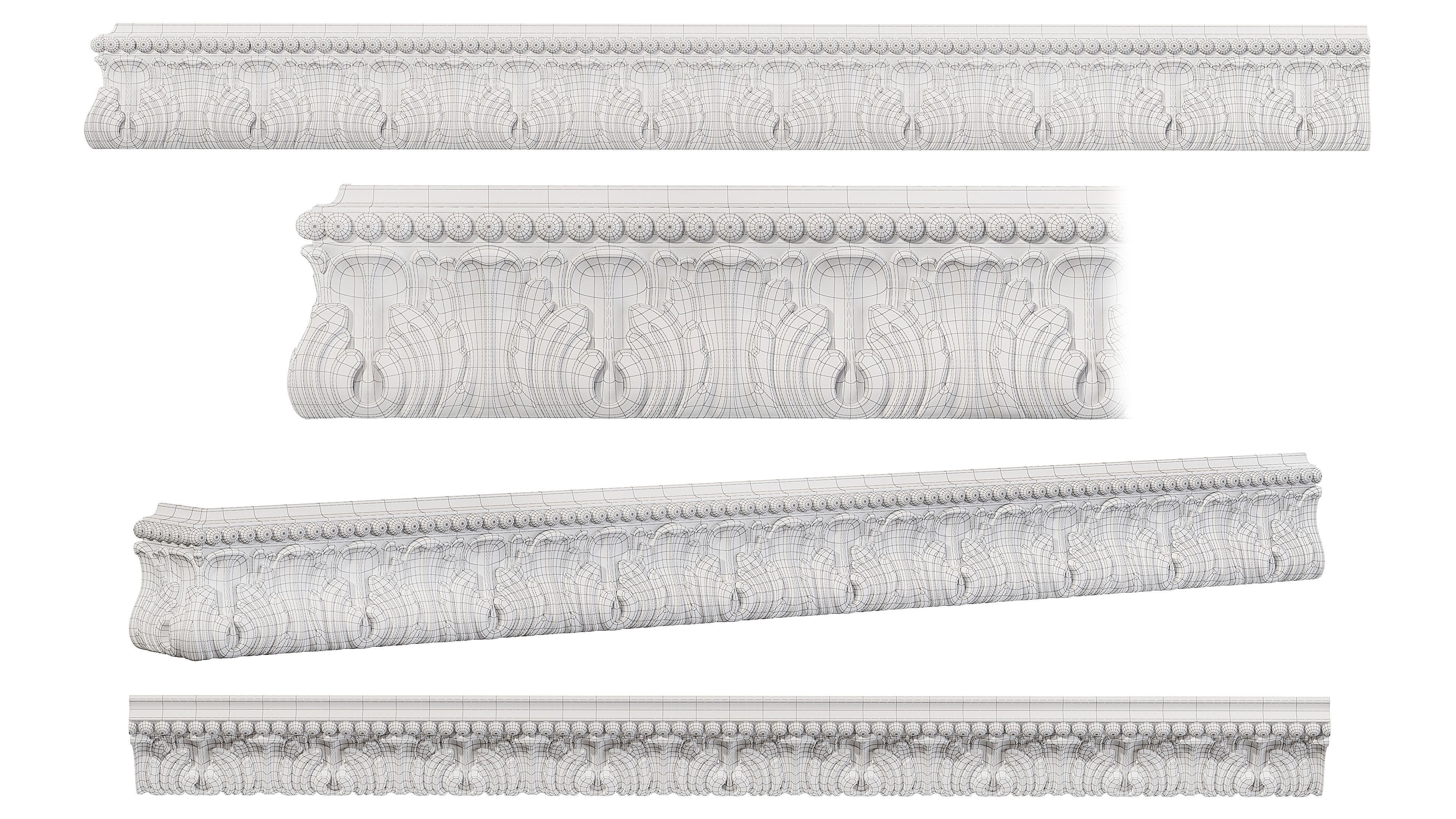 Collection of 16 classic moldings Part 2 3D model_18