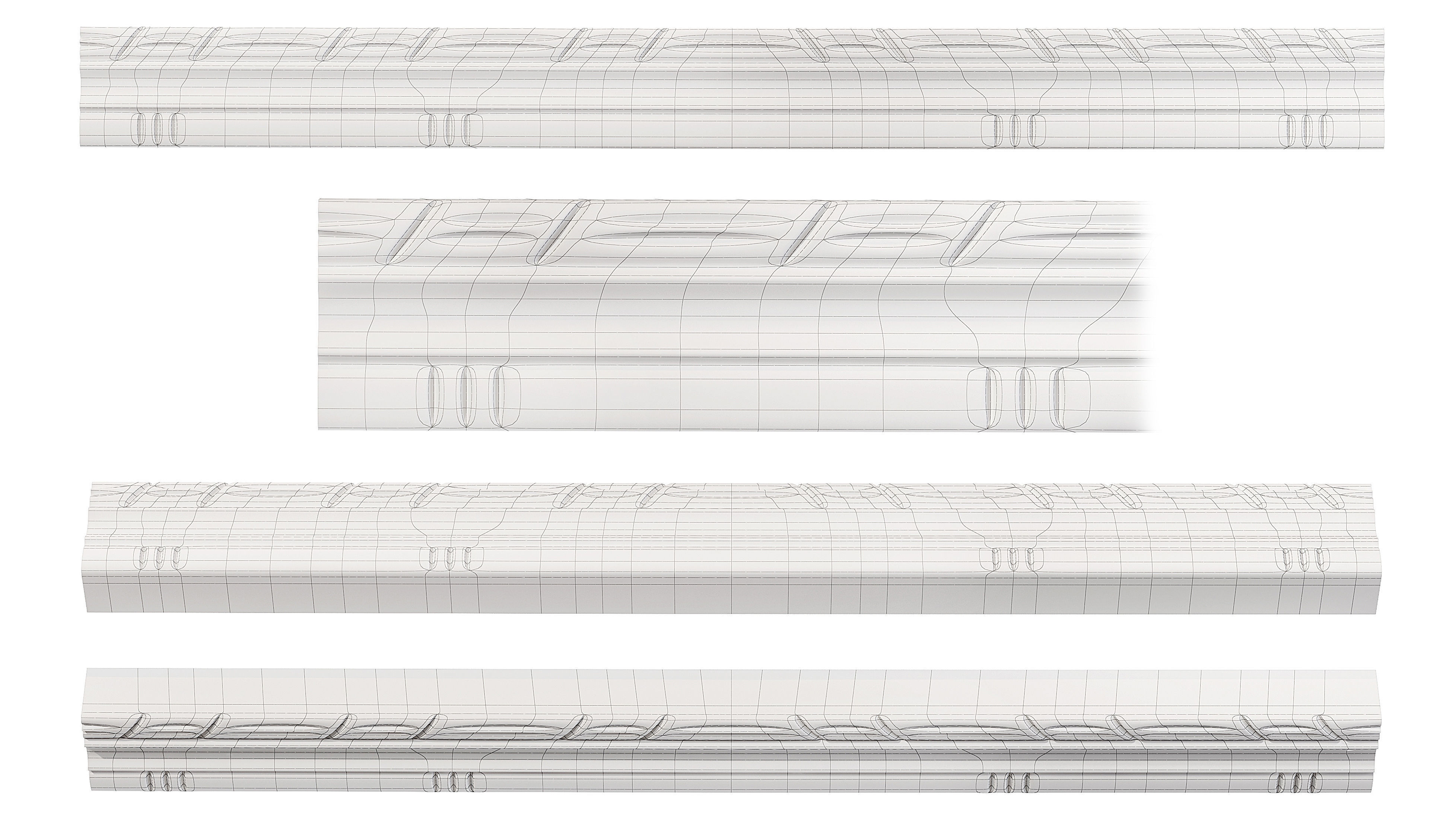 Collection of 16 classic moldings Part 2 3D model_29