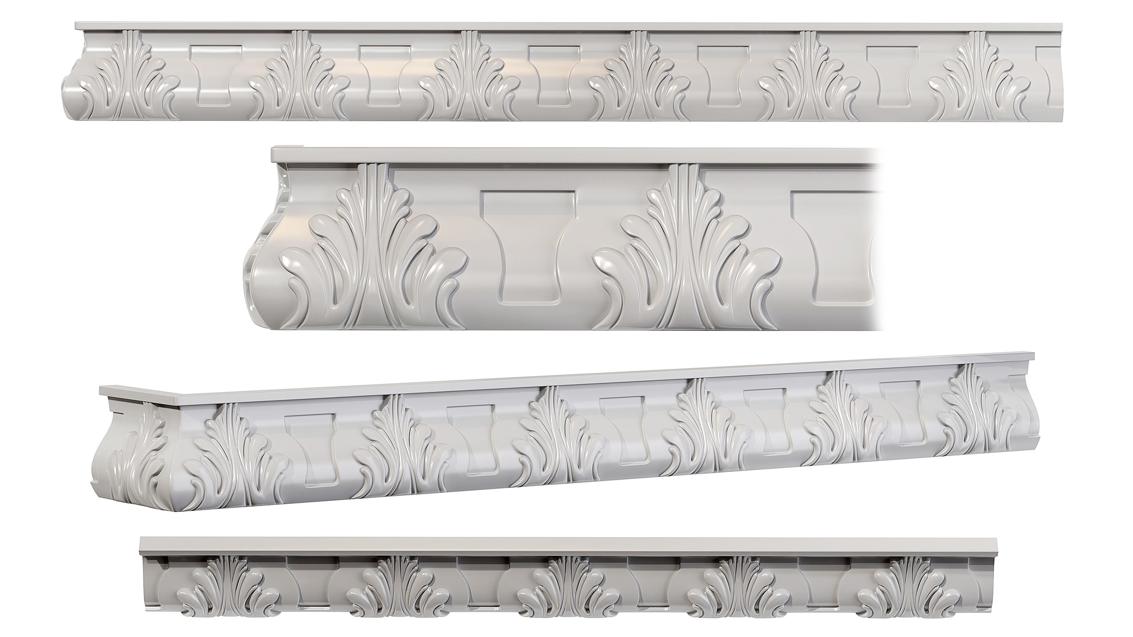 Collection of 16 classic moldings Part 2 3D model_13