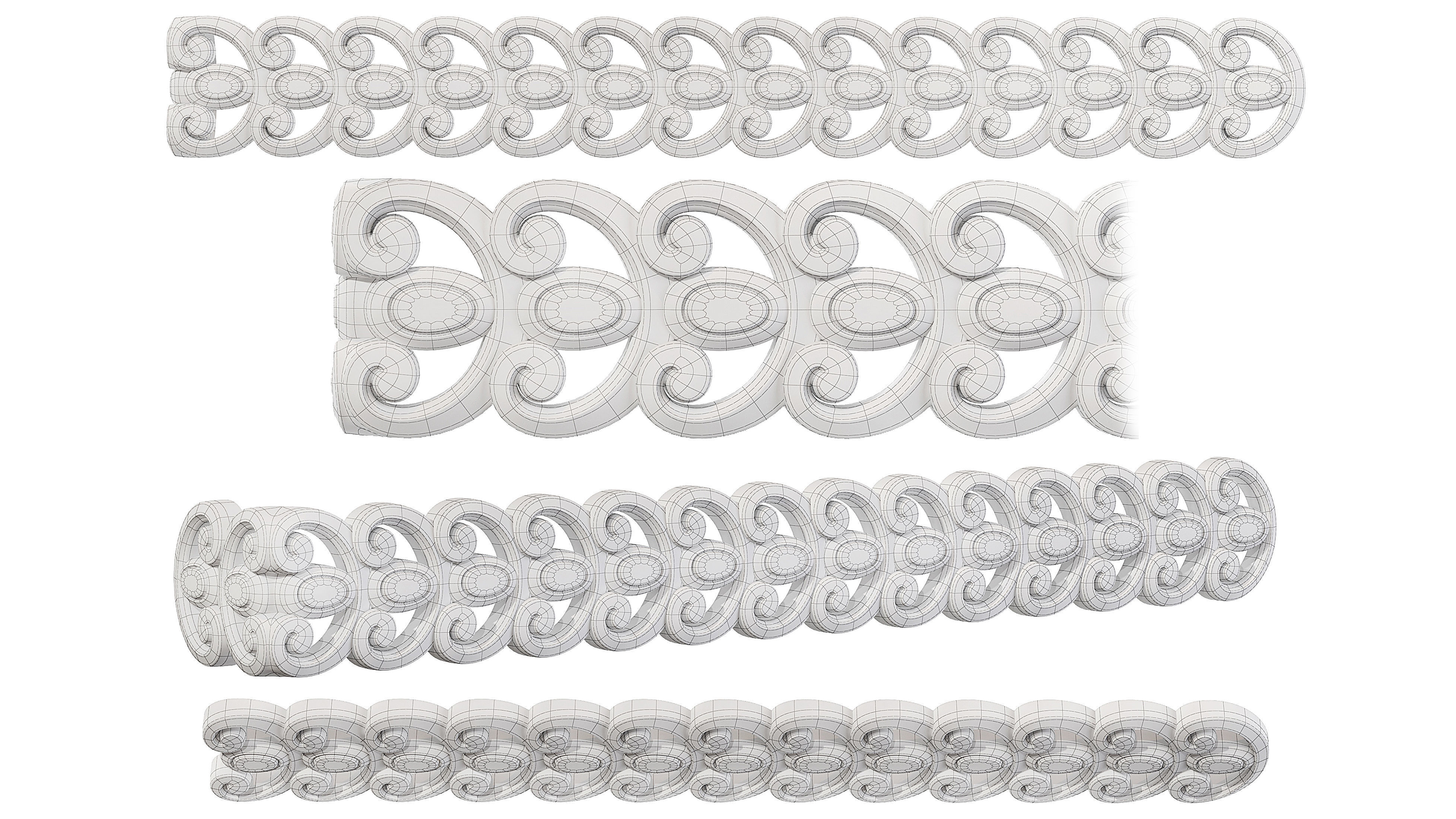 Collection of 16 classic moldings Part 2 3D model_31