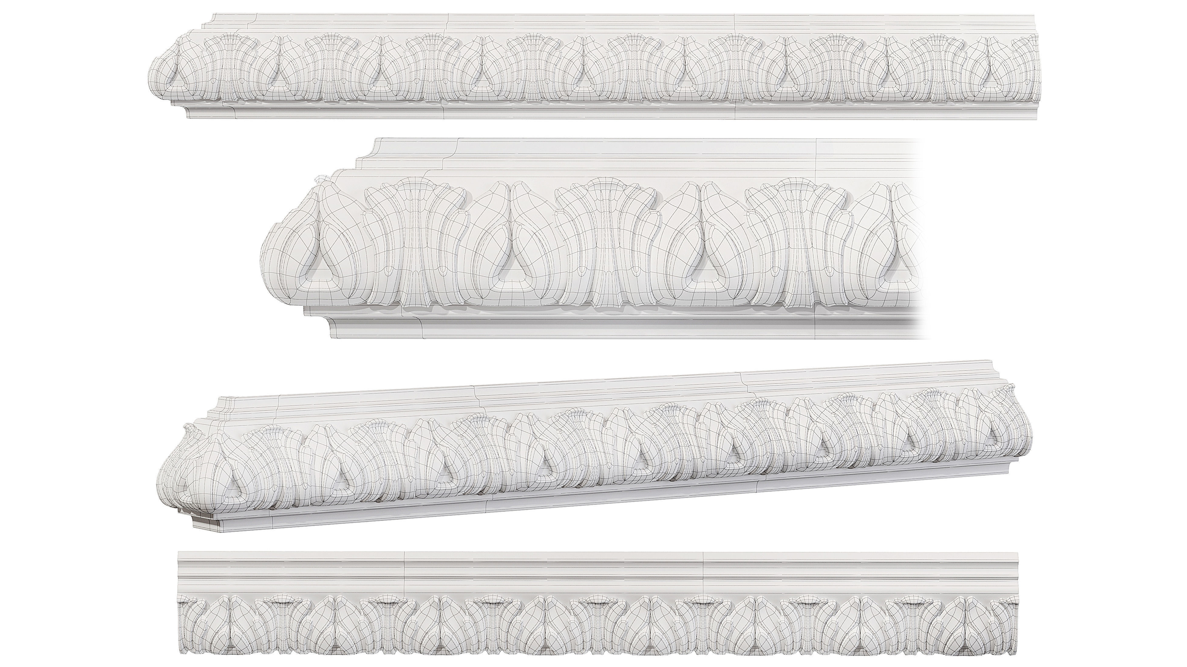 Collection of 16 classic moldings Part 2 3D model_32
