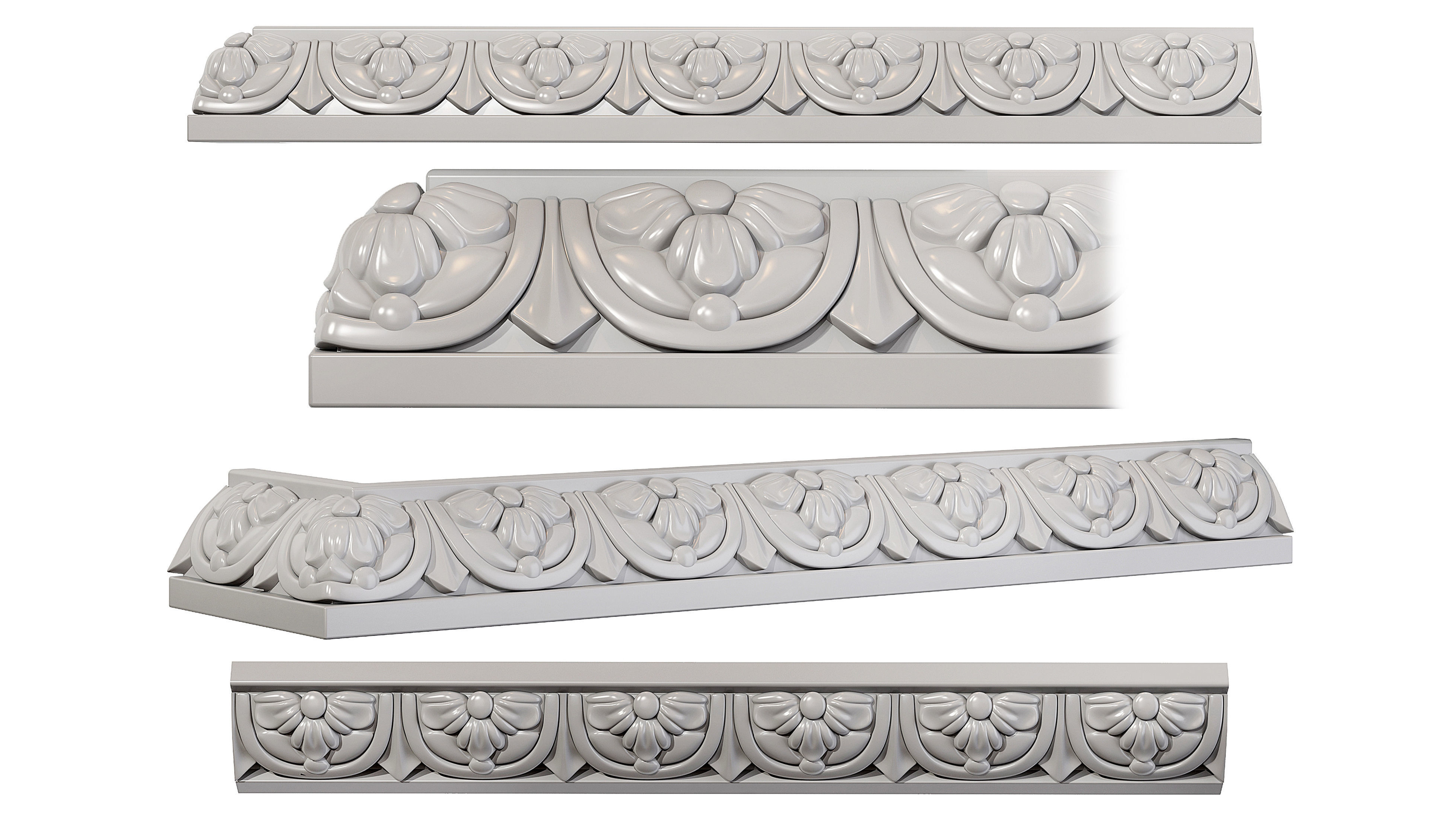 Collection of 16 classic moldings Part 2 3D model_8