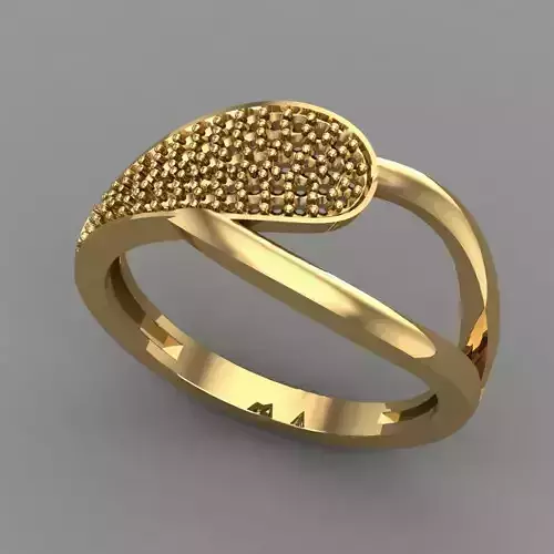 Wedding Engagement Women Ring 3D print model 