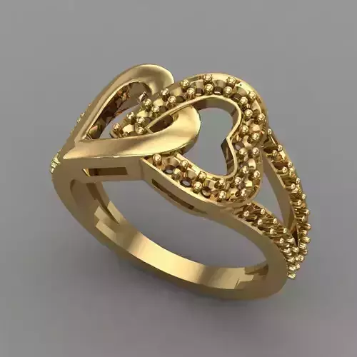 Wedding Engagement Women Ring 3D print model 