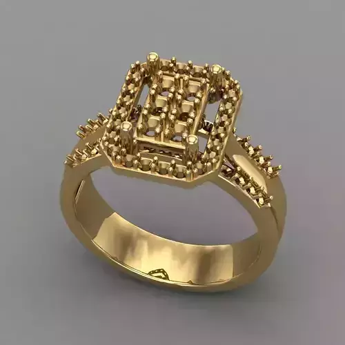 Wedding Engagement Women Ring 3D print model 