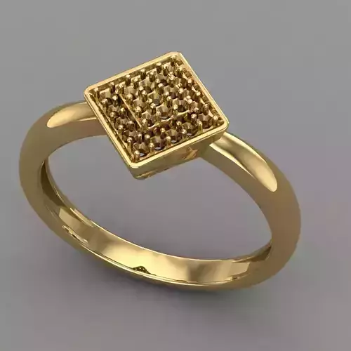 Wedding Engagement Women Ring 3D print model 