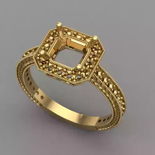 Wedding Engagement Women Ring 3D print model 