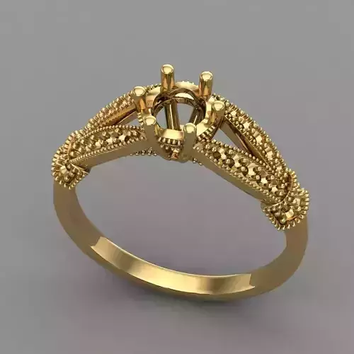 Wedding Engagement Women Ring 3D print model 