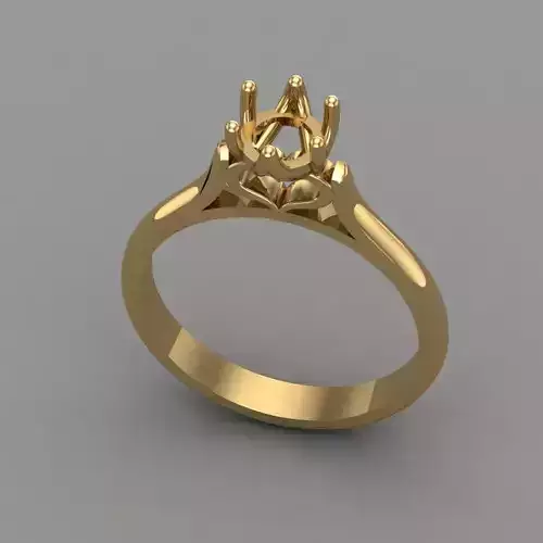 Wedding Engagement Women Ring 3D print model 