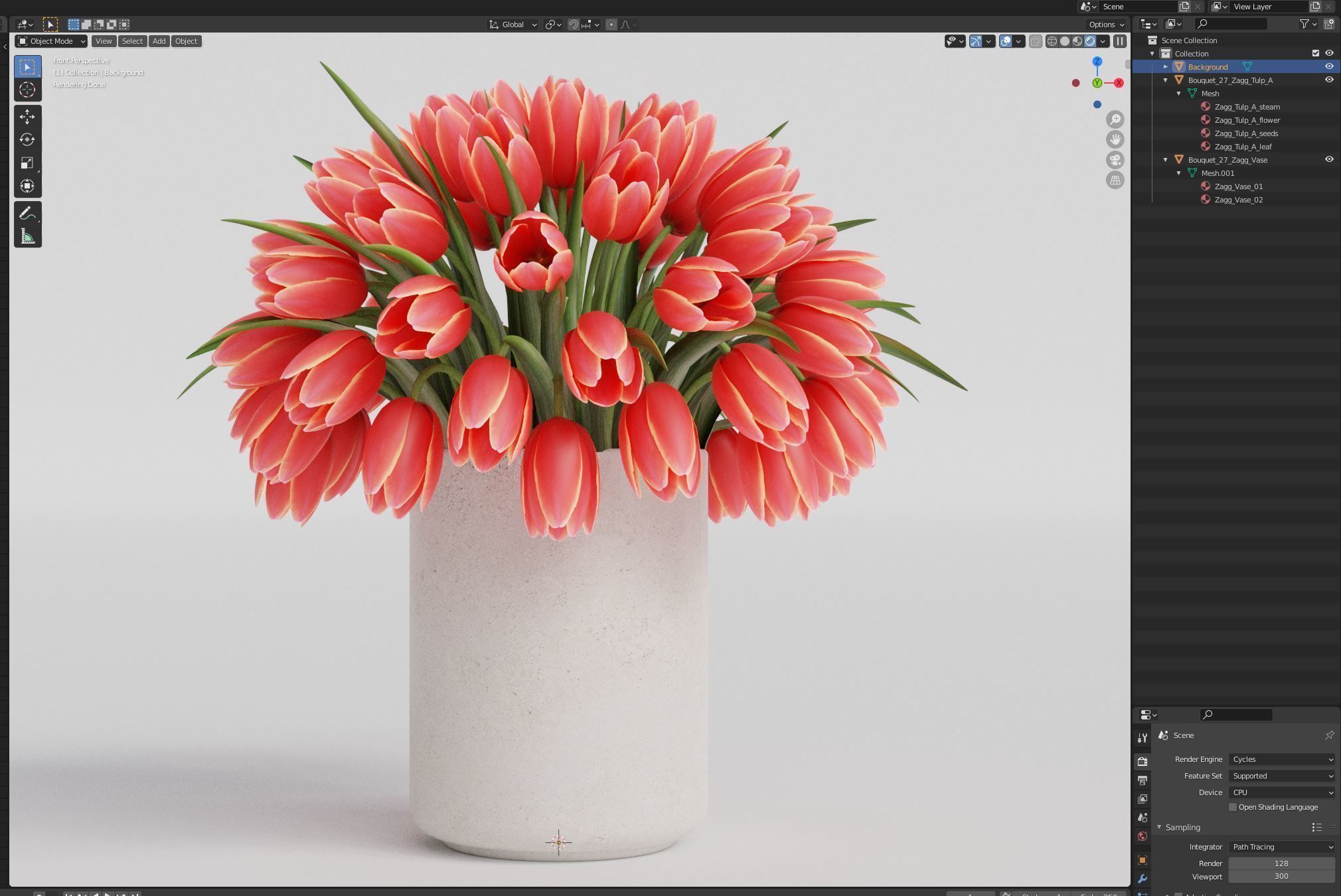 Bouquet 27 3D model_5