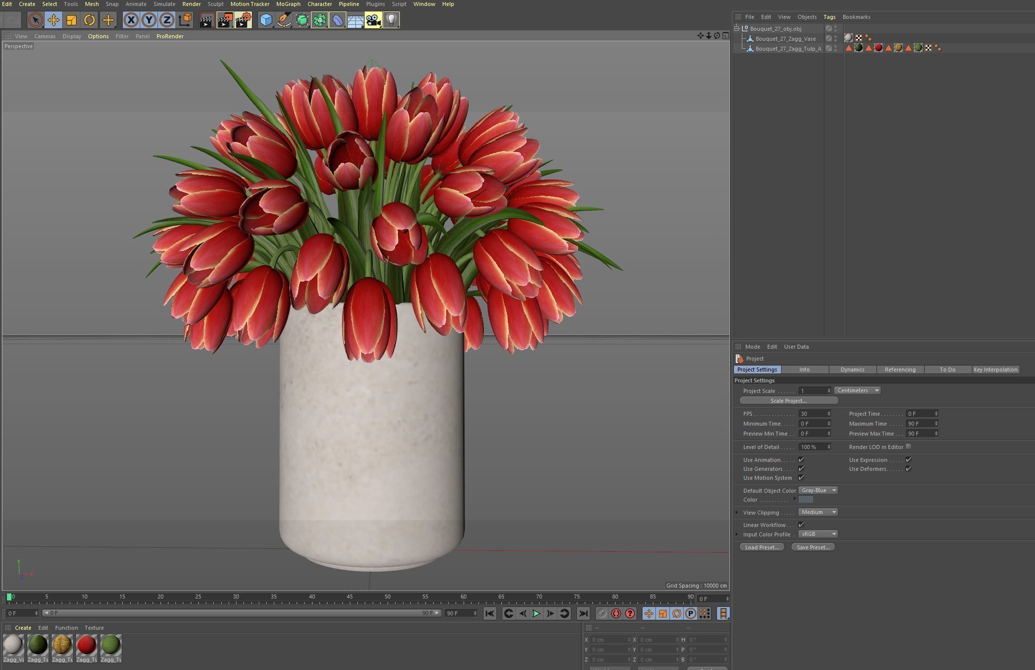 Bouquet 27 3D model_6