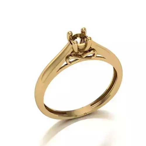 Wedding Engagement Women Ring 3D print model 