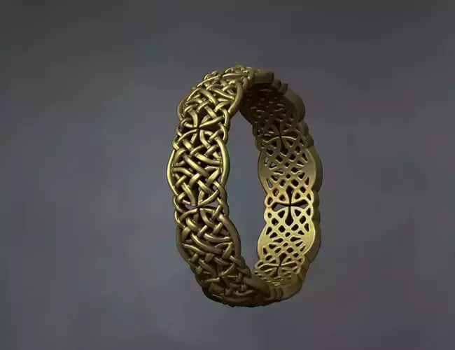 celtic knot wedding designer ring