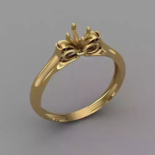 Wedding Engagement Women Ring 3D print model 