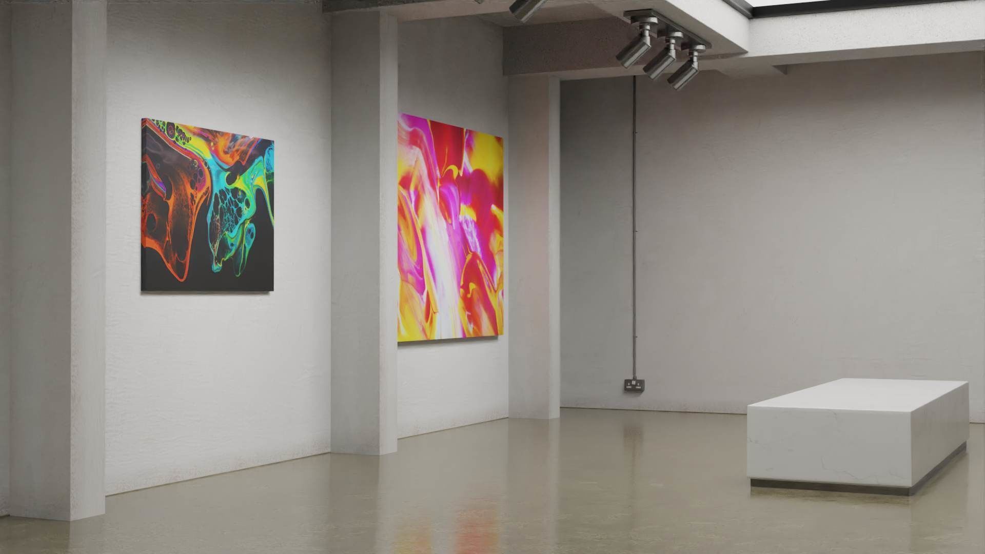 Art Gallery 3D Model - Blender Low-poly 3D model_1