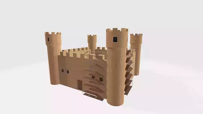 Castle 3D model free