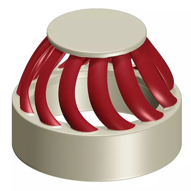 Kids Roof Ventilator Toy 3D model_0