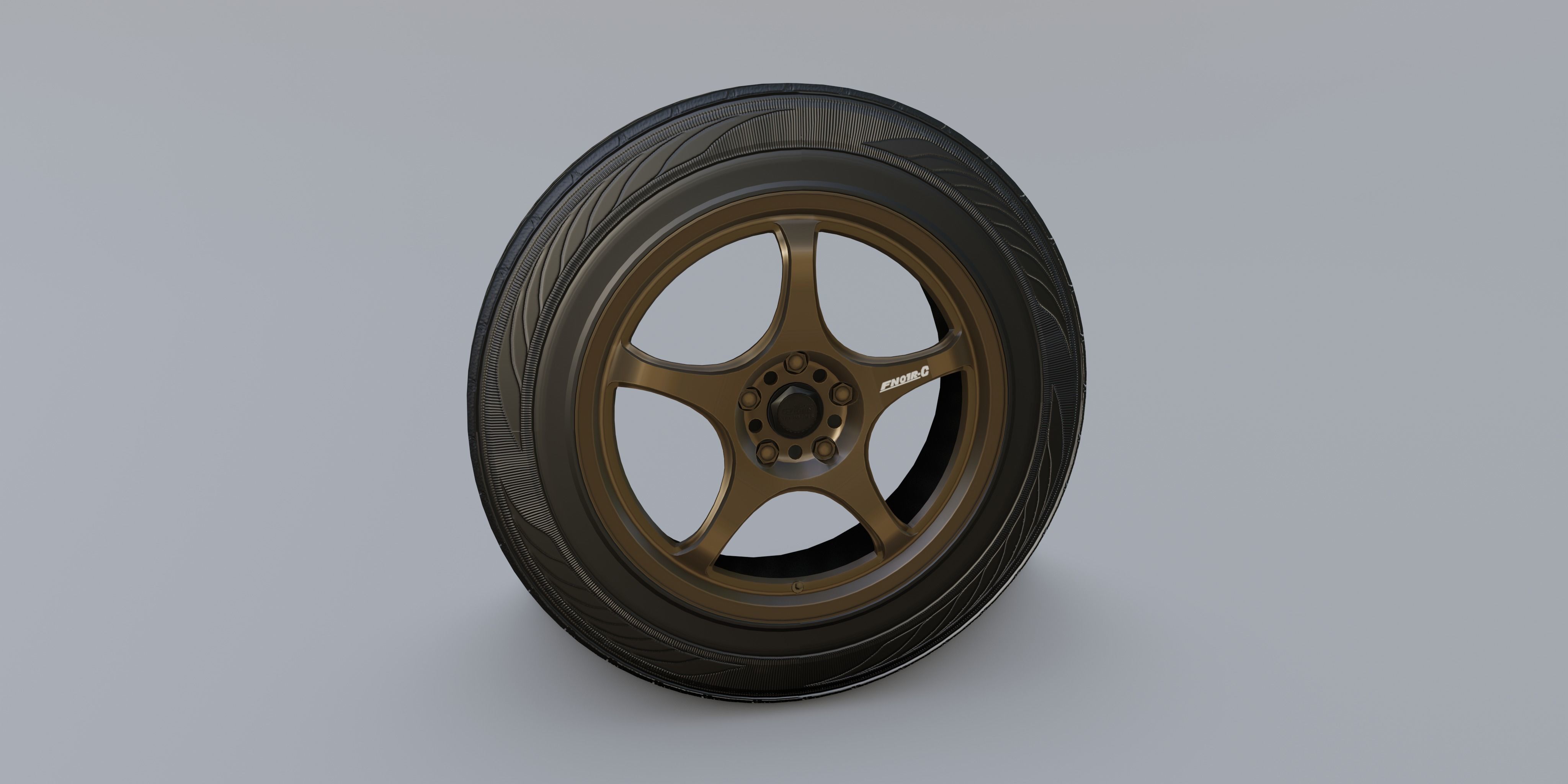 Wheels - 5Zigen FN01R-C 3D model_57
