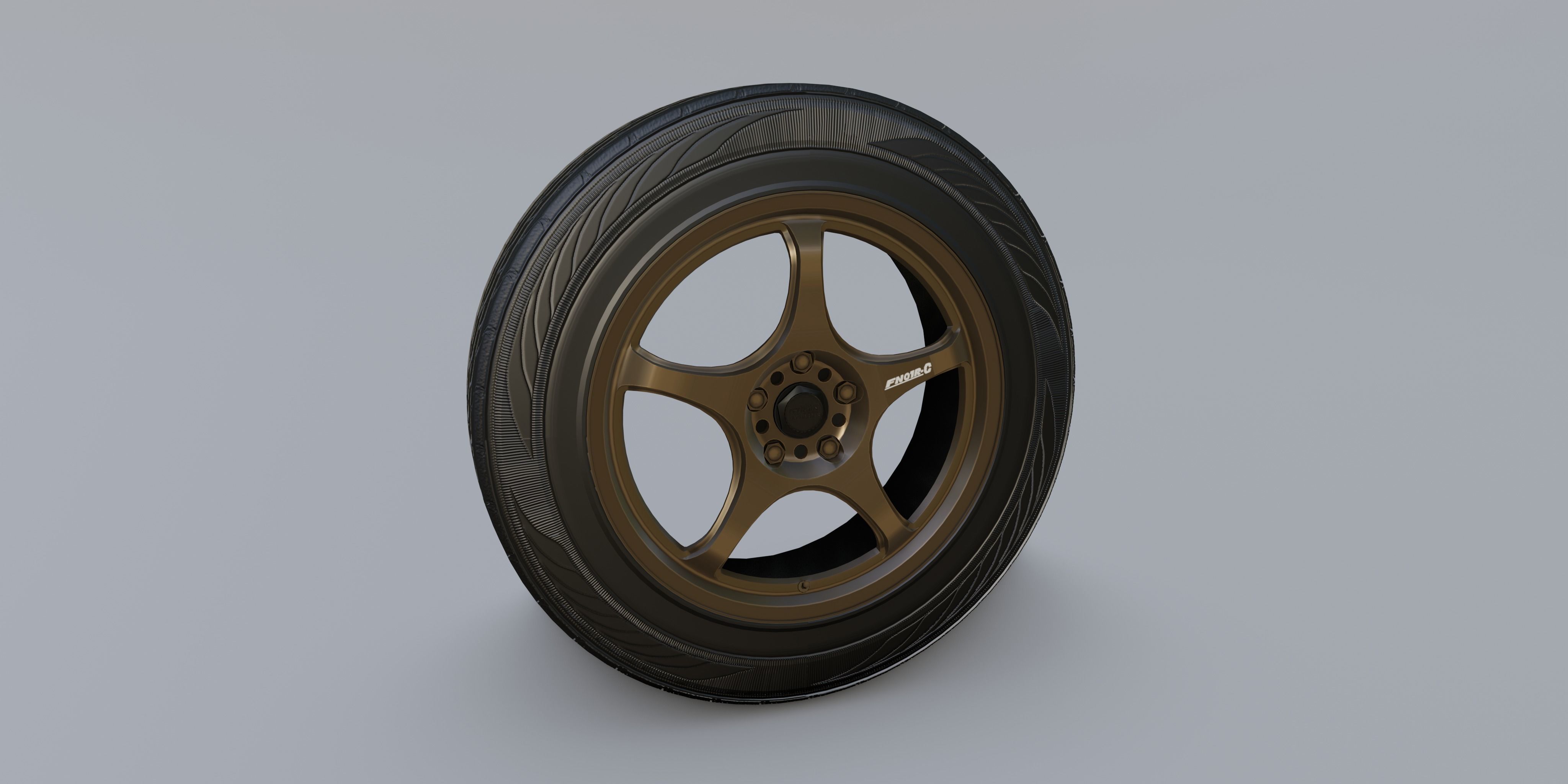 Wheels - 5Zigen FN01R-C 3D model_56