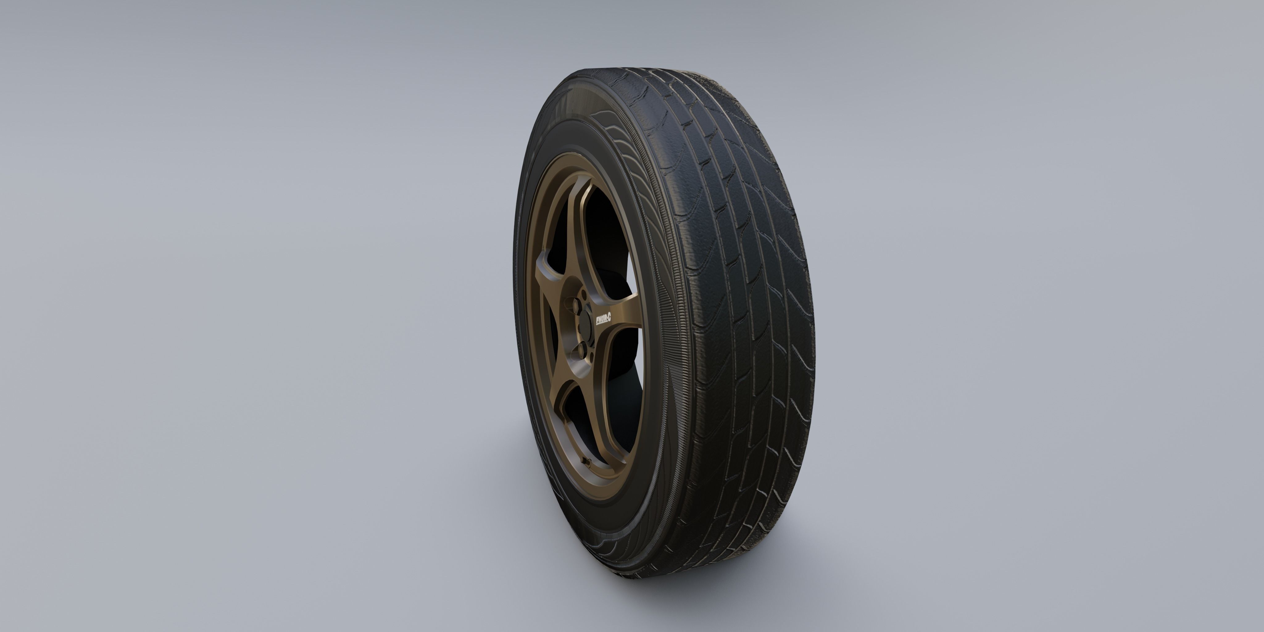 Wheels - 5Zigen FN01R-C 3D model_11