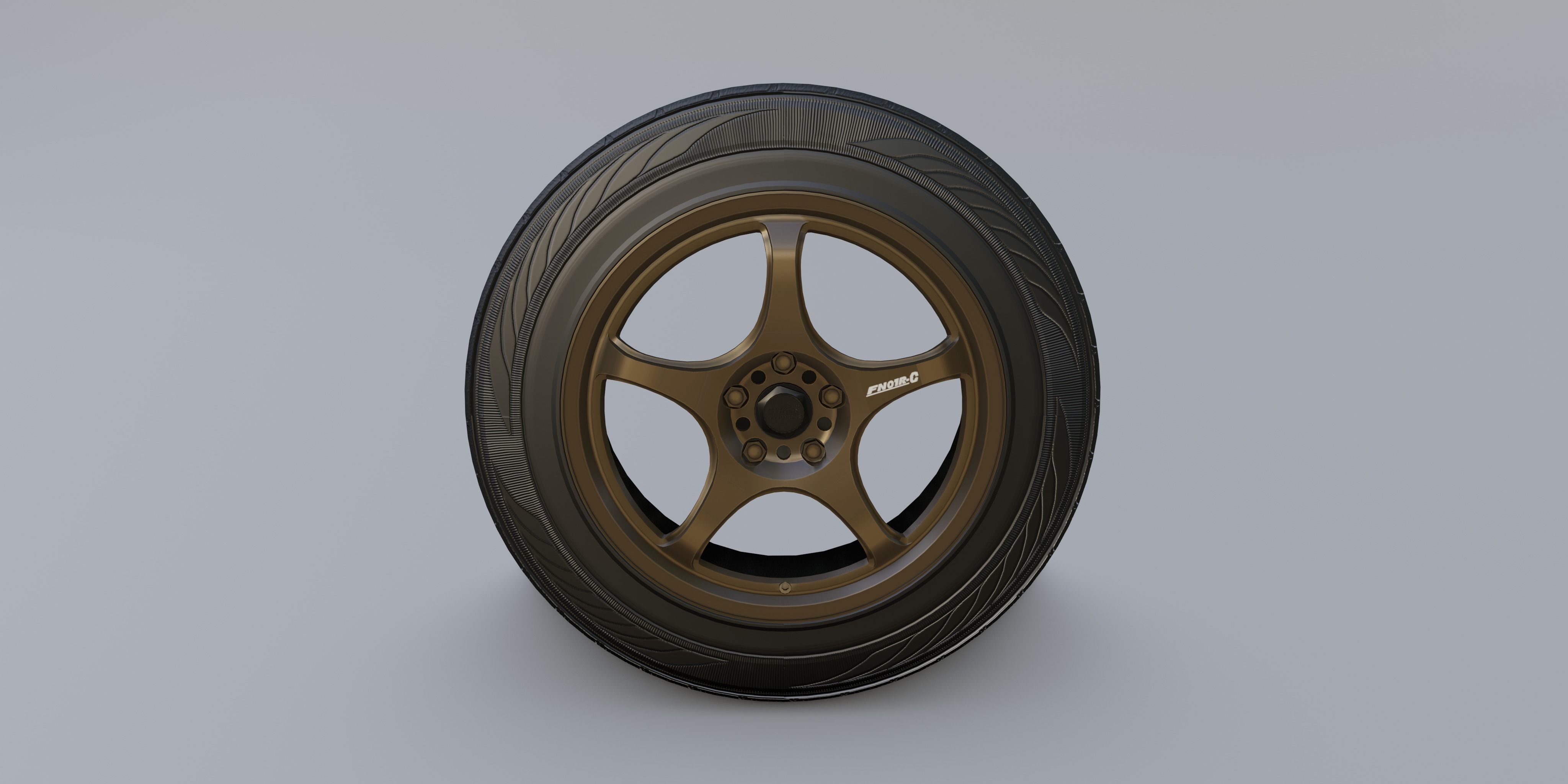 Wheels - 5Zigen FN01R-C 3D model_59
