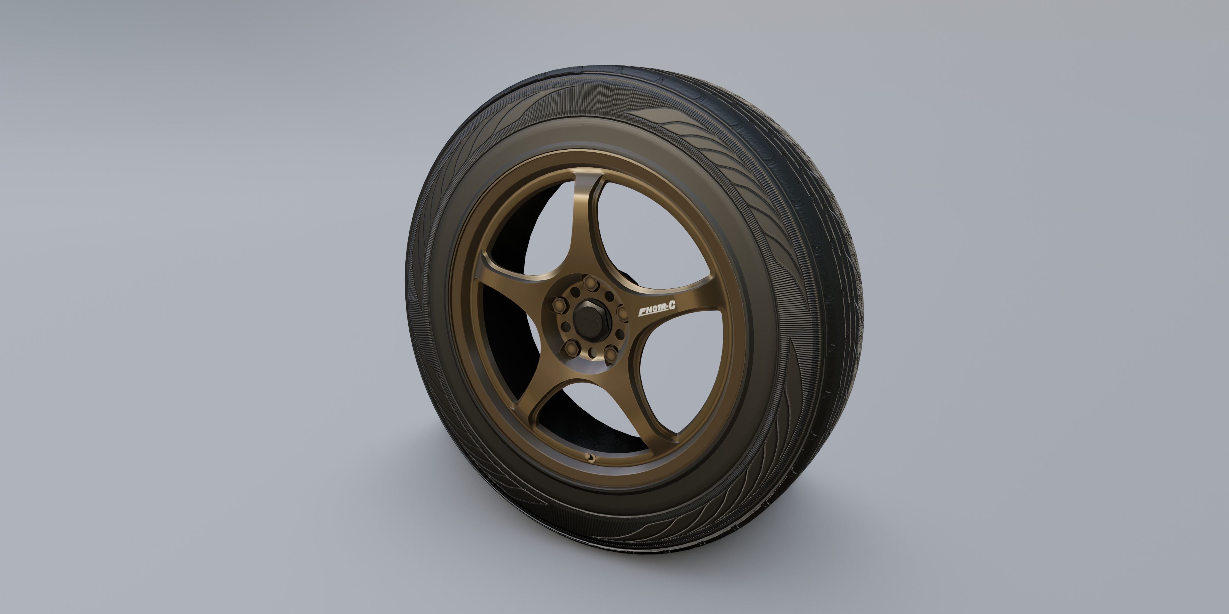 Wheels - 5Zigen FN01R-C 3D model_5