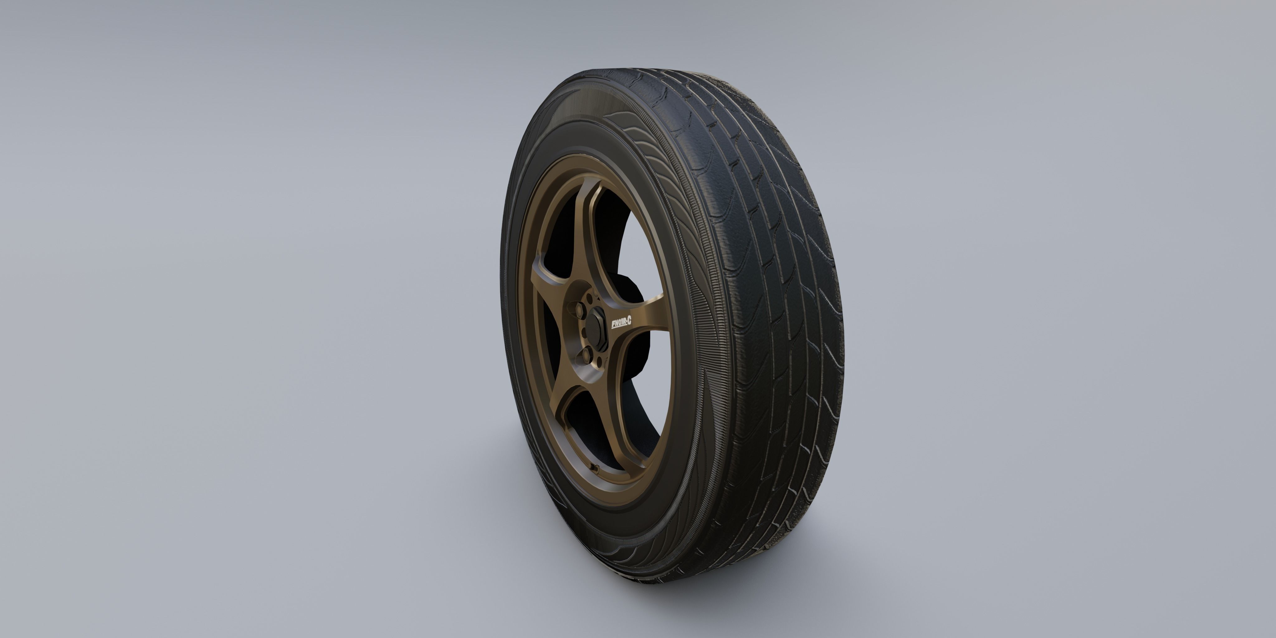 Wheels - 5Zigen FN01R-C 3D model_10