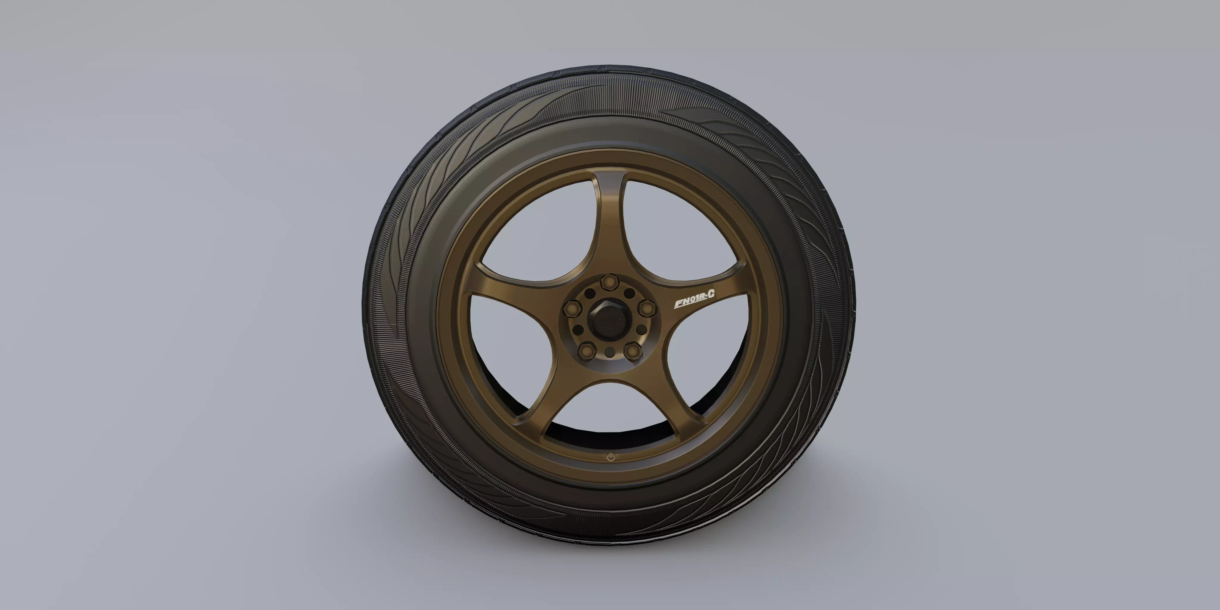 Wheels - 5Zigen FN01R-C 3D model_0