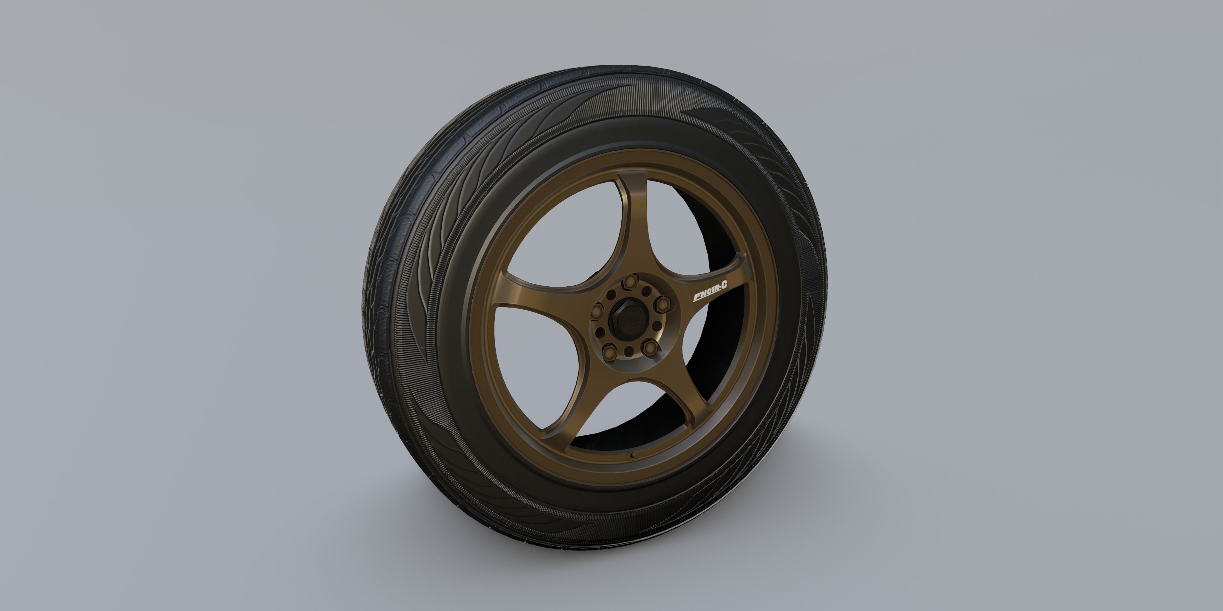 Wheels - 5Zigen FN01R-C 3D model_55