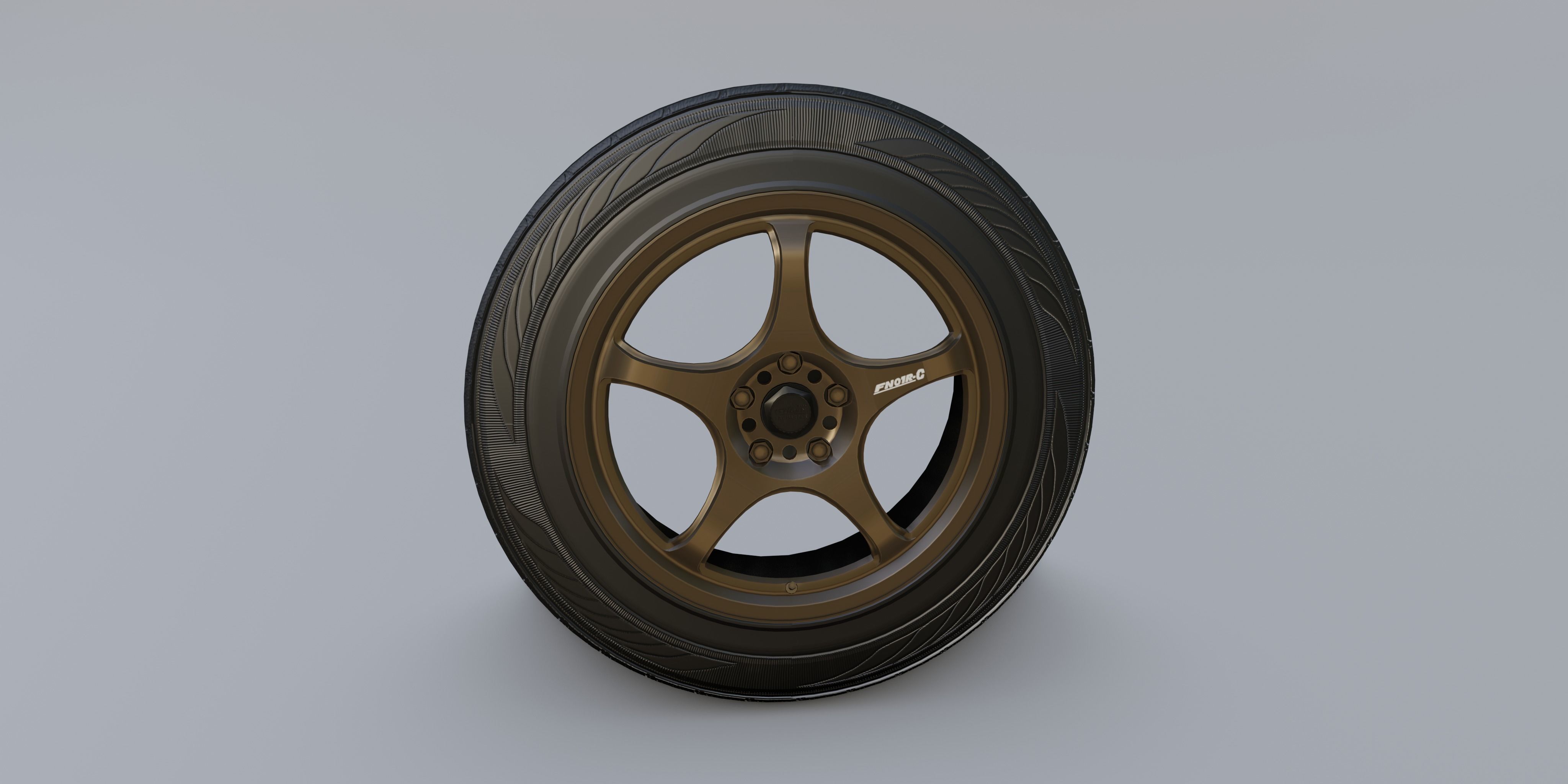 Wheels - 5Zigen FN01R-C 3D model_58