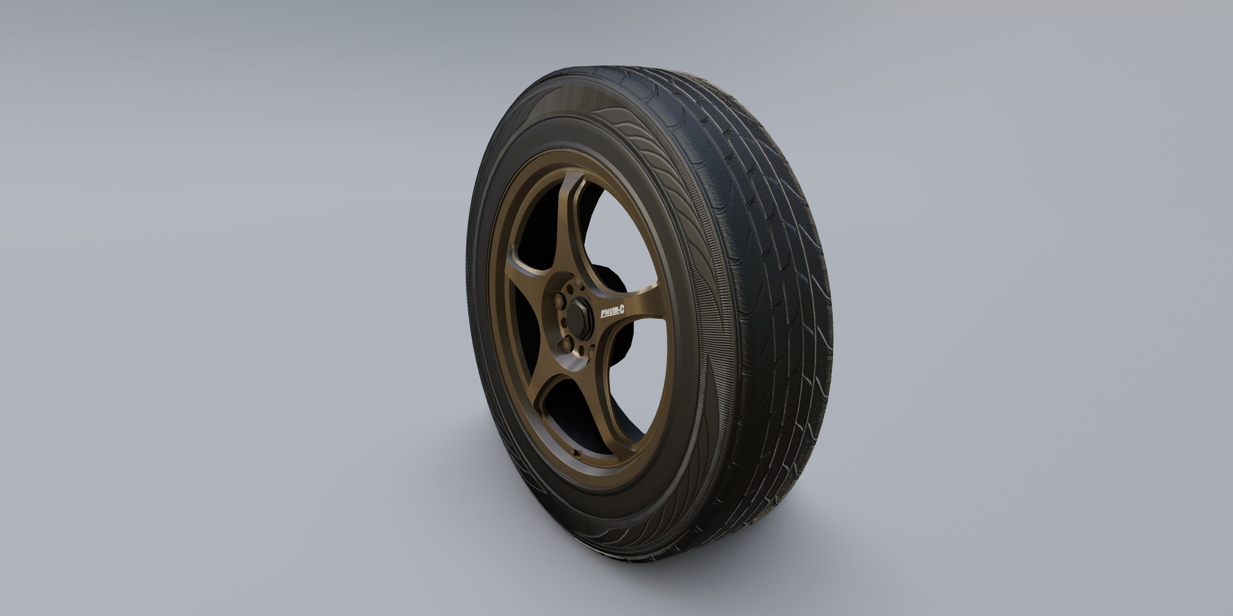 Wheels - 5Zigen FN01R-C 3D model_9