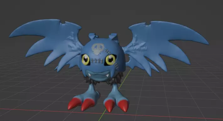 demidevimon  3D print model_0