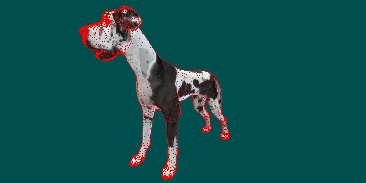 Great Dane Dog 3D model_13